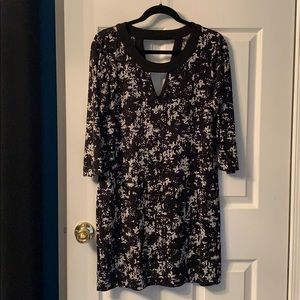 Black and gray blouse